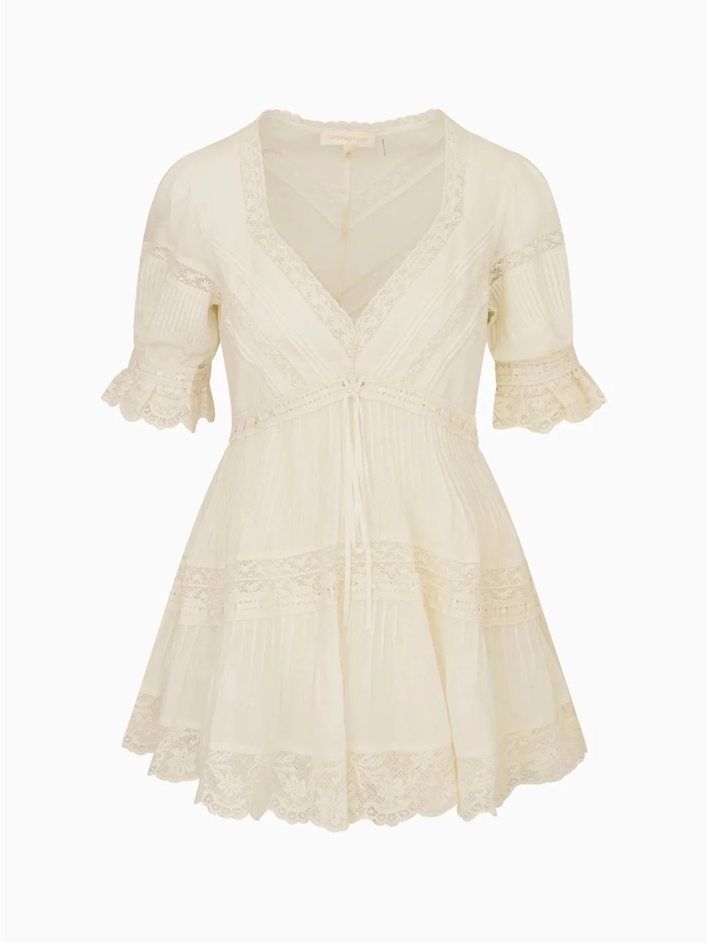 LoveShackFancy Lilias Cotton Mini Dress - Picture 7 of 7